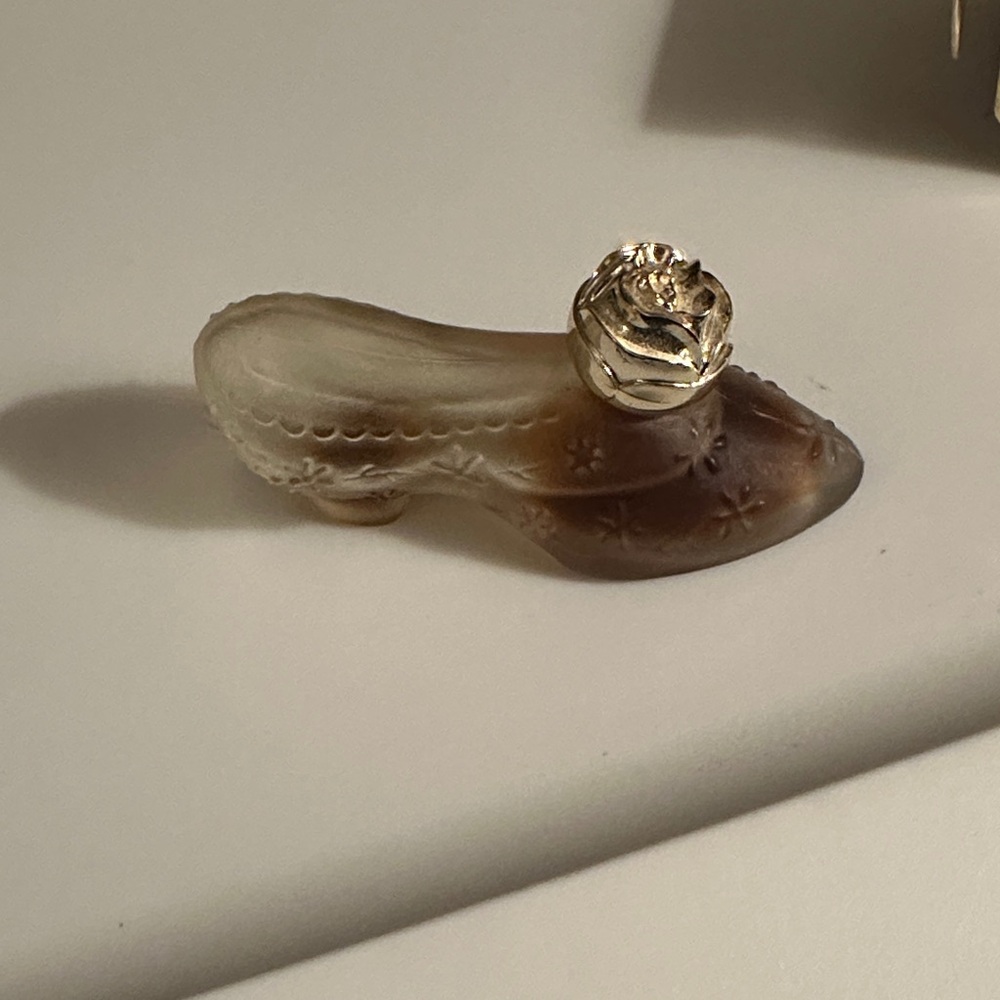 Vintage Avon Moonwind Precious Slipper Perfume Bottle w Box